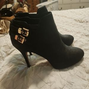 Vince Camuto Elaine Buckle Detail Ankle Booties
